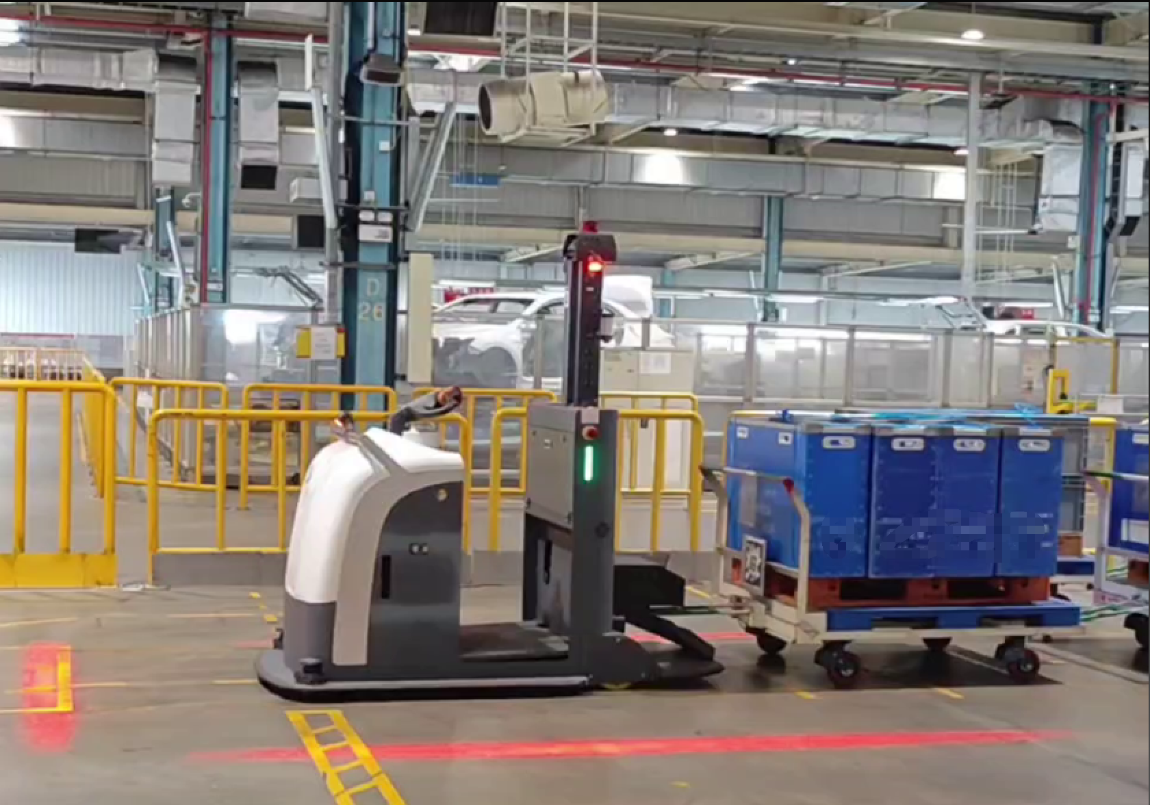 某中外合资车企总装厂物流自动化项目